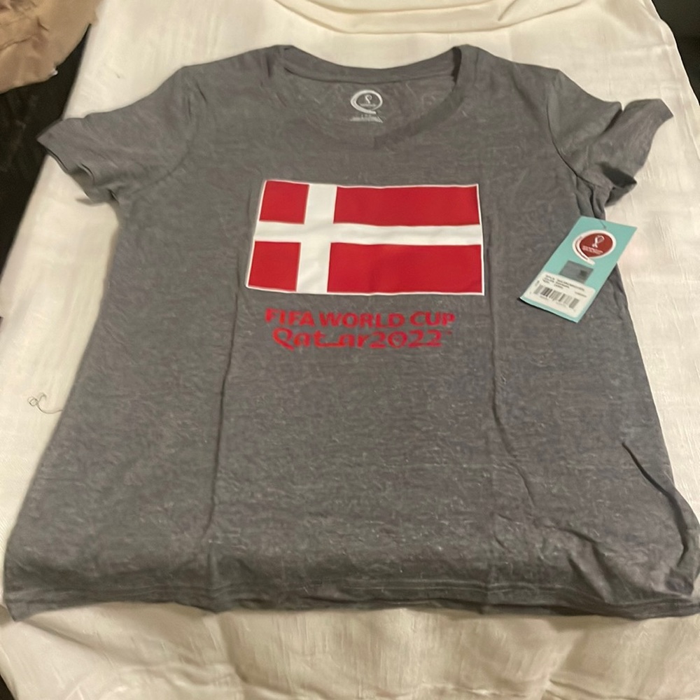 FIFA World Cup Large T-shirt, Denmark. NWT